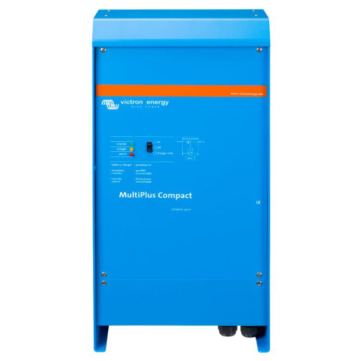 Victron Energy MultiPlus Compact 24V 1600VA 40A Inverter Charger with VE.Bus - Perfect for RVs, Boats & Off-Grid Solar Power Systems
