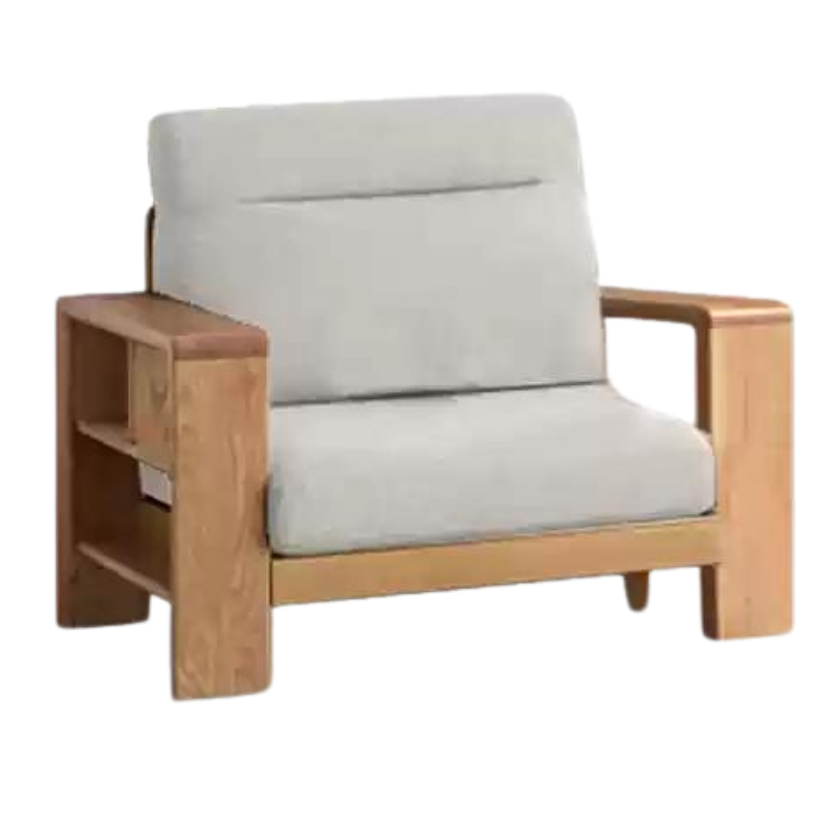 40.6x32.3x36.6 inch / 103x82.8x93сm / Natural wood color / single seat (two colors available)