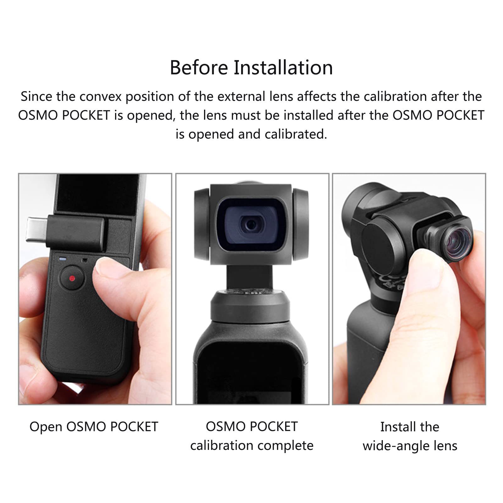Professional Anamorphic Lens for Pocket Cameras - Portable Wide-Angle Camera Lens Accessory for Vlogging, Filmmaking & Travel Photography