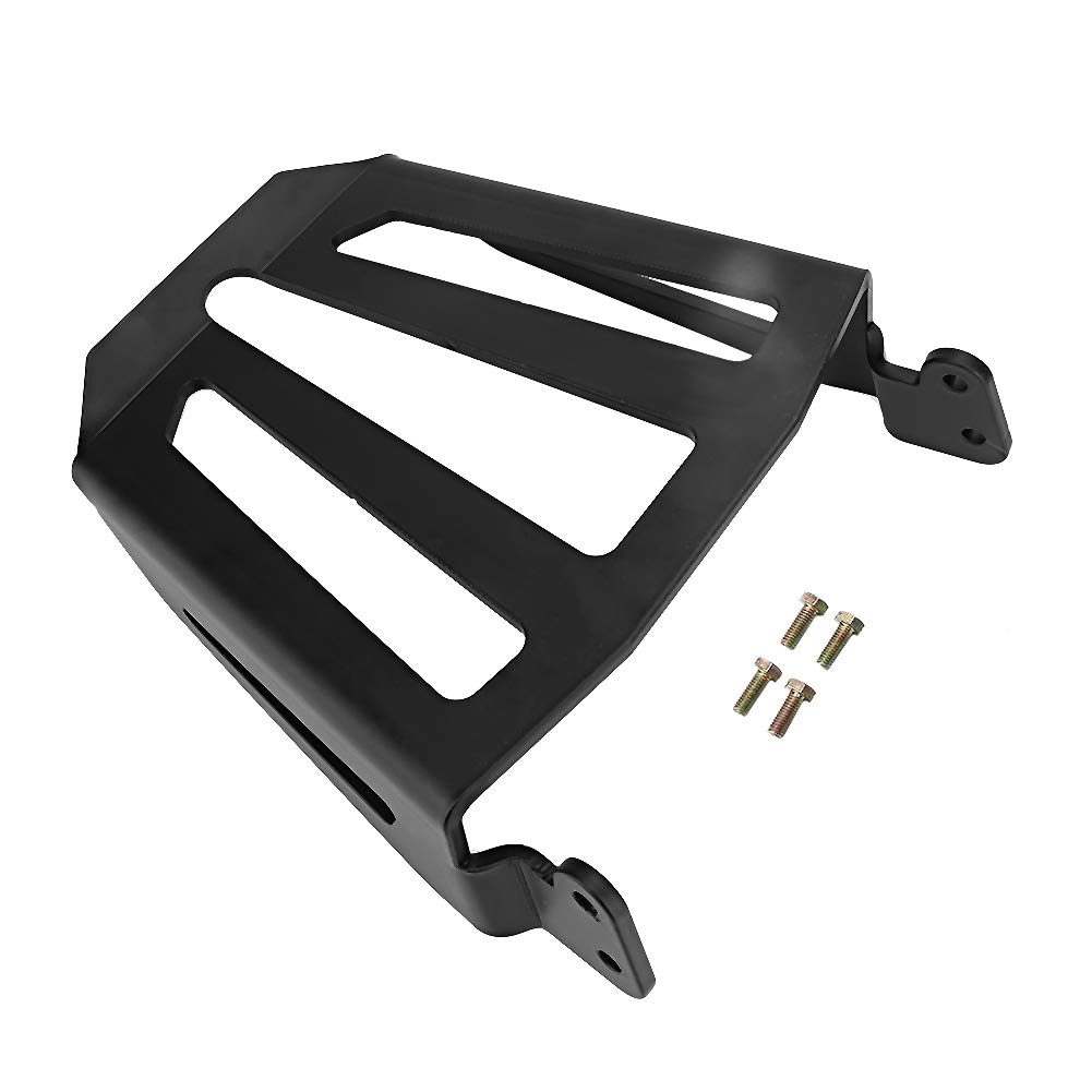 ARAMOX Heavy-Duty Black Iron Motorcycle Rear Luggage Rack - Compatible with Yamaha XVS950 2017 & Similar Models | Perfect for Touring, Commuting & Adventure Riding