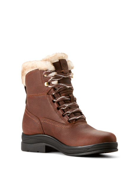Ariat Harper Sherpa Waterproof Winter Boots for Women - Insulated Snow Boots with Sherpa Lining for Hiking, Outdoor & Cold Weather Activities