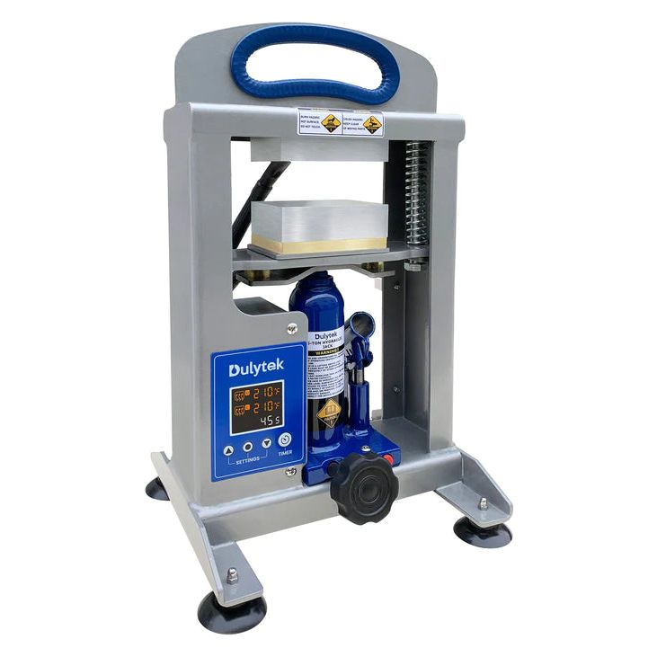 Dulytek DHP5 5 Ton Heat Press Machine for Rosin Extraction - DIY Essential Oil & Concentrate Kit for Home Use (Great for Cannabis, Hemp & Herbs)