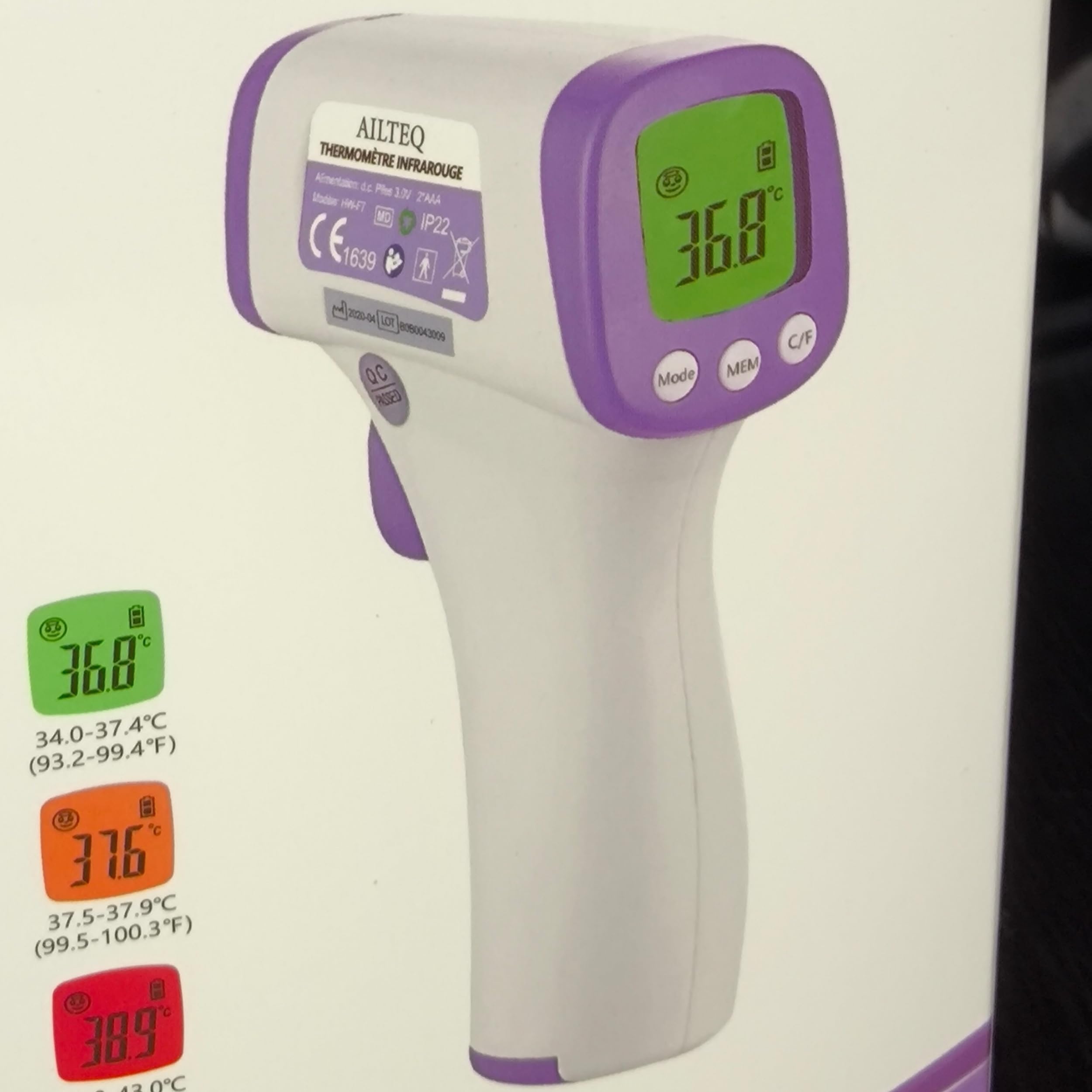 Home Health Kit: Upper Arm Blood Pressure Monitor, Non-Contact Forehead Thermometer, Hypertension & Fever Detection with Infrared Thermometer - Includes Storage Case & Batteries (Perfect for Family Health Monitoring & Emergency Medical Care)