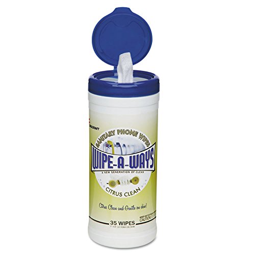 SKILCRAFT Sanitary Phone Wet Wipes - 3