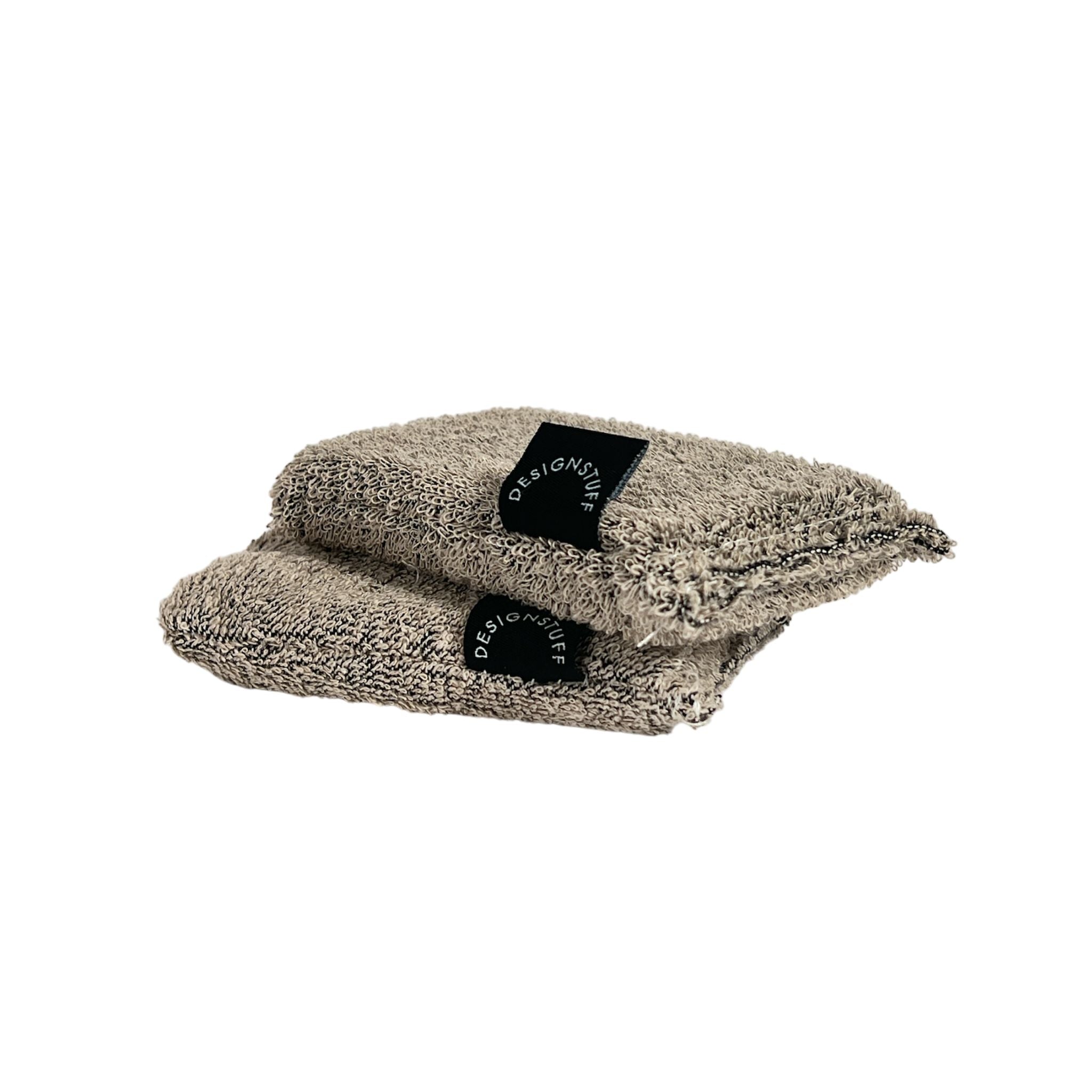 Premium Hemp Marle Sponge Set of 2 - Natural Exfoliating Bath & Body Scrubber for Sensitive Skin - Ideal for Shower, Facial Cleansing and Eco-Friendly Skincare Routine