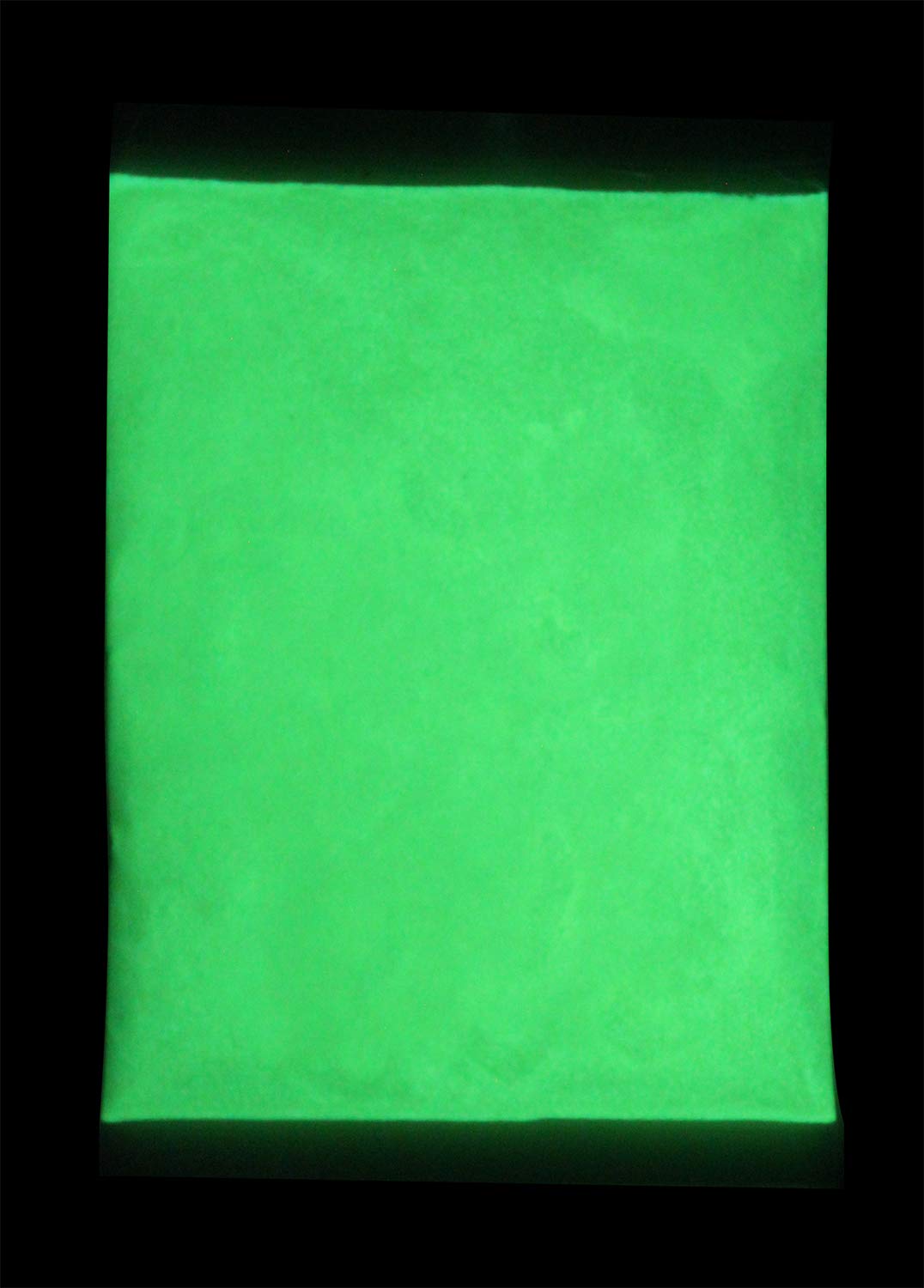 Glow in The Dark Strontium Aluminate Fluorescent Pigment Powder - Green Glow (1oz) | High-Quality Invisible Glow Powder for DIY Crafts, Halloween Decor & Nighttime Safety Signs