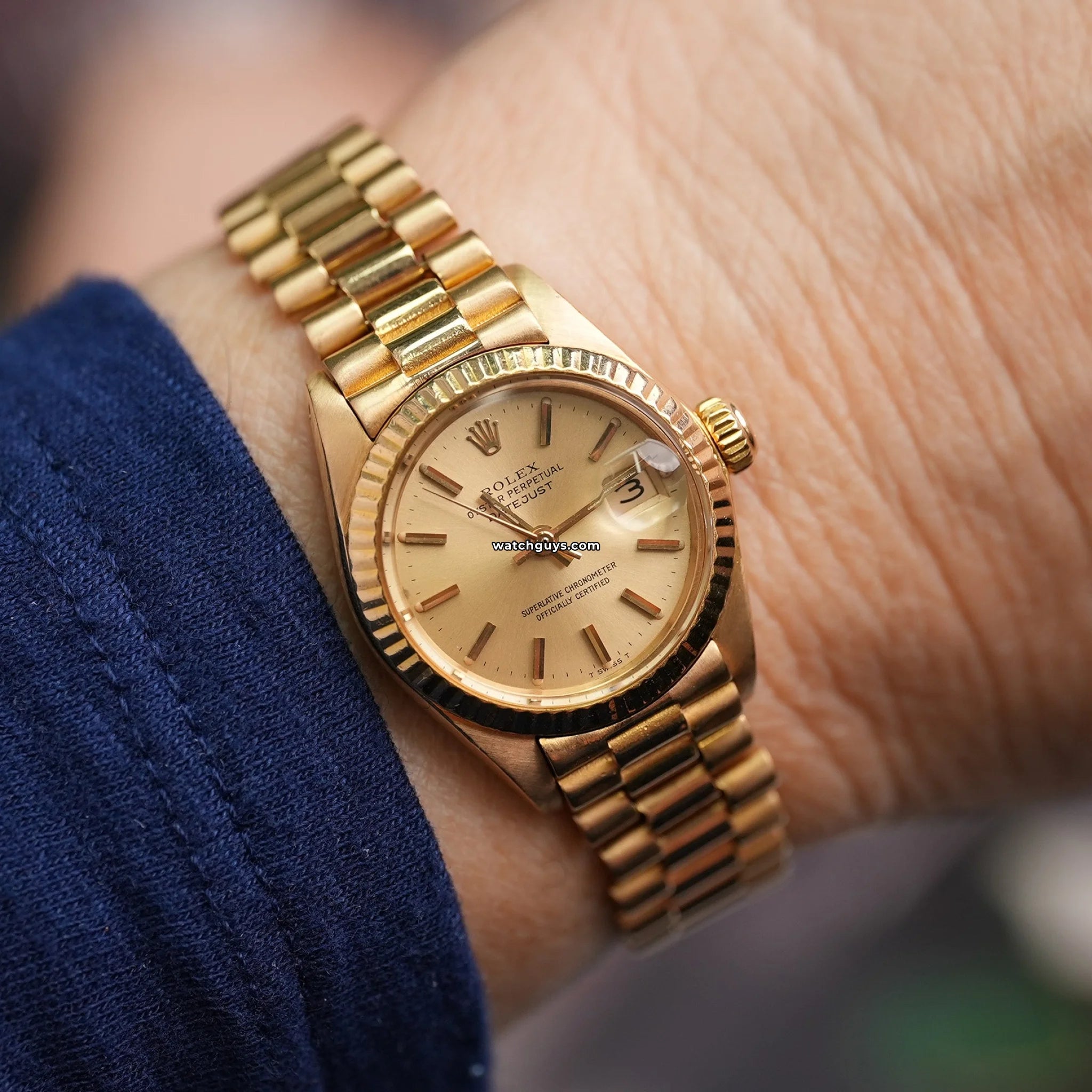 Authentic Rolex Datejust 6917 President Watch - 18K Gold & Stainless Steel Luxury Timepiece for Men - Perfect for Business Meetings, Formal Events & Special Occasions