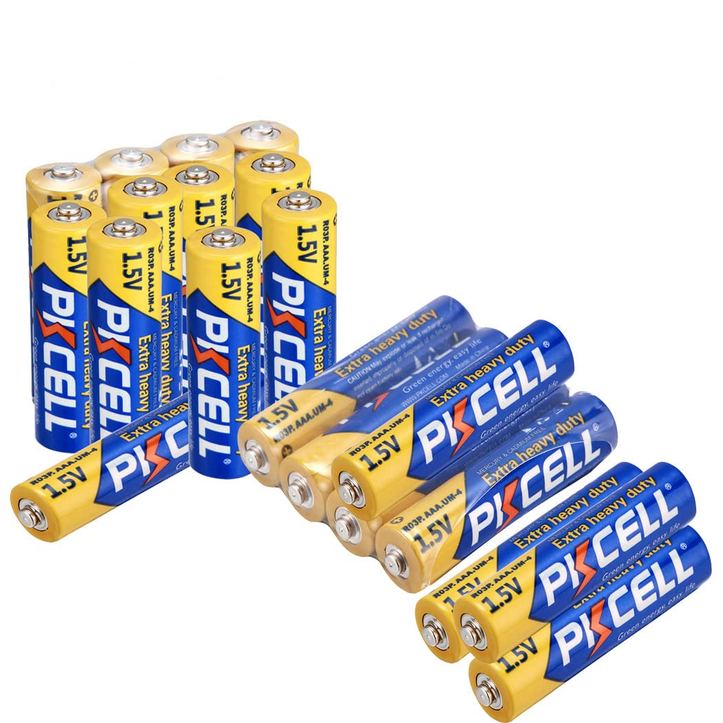 MN2400 E92 AM4 R03P AAA Zinc Chloride Batteries - 20 Pack - Long Lasting Power for Toys, Remote Controls, Flashlights & Electronic Devices