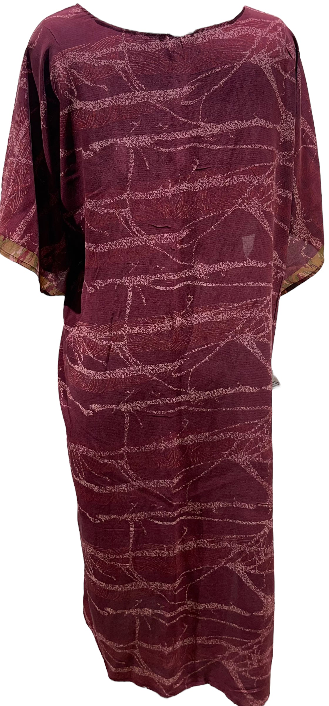 PRC5360 Women's Long Pure Silk Kimono Robe with Belt - Elegant Loungewear for Home, Spa & Special Occasions