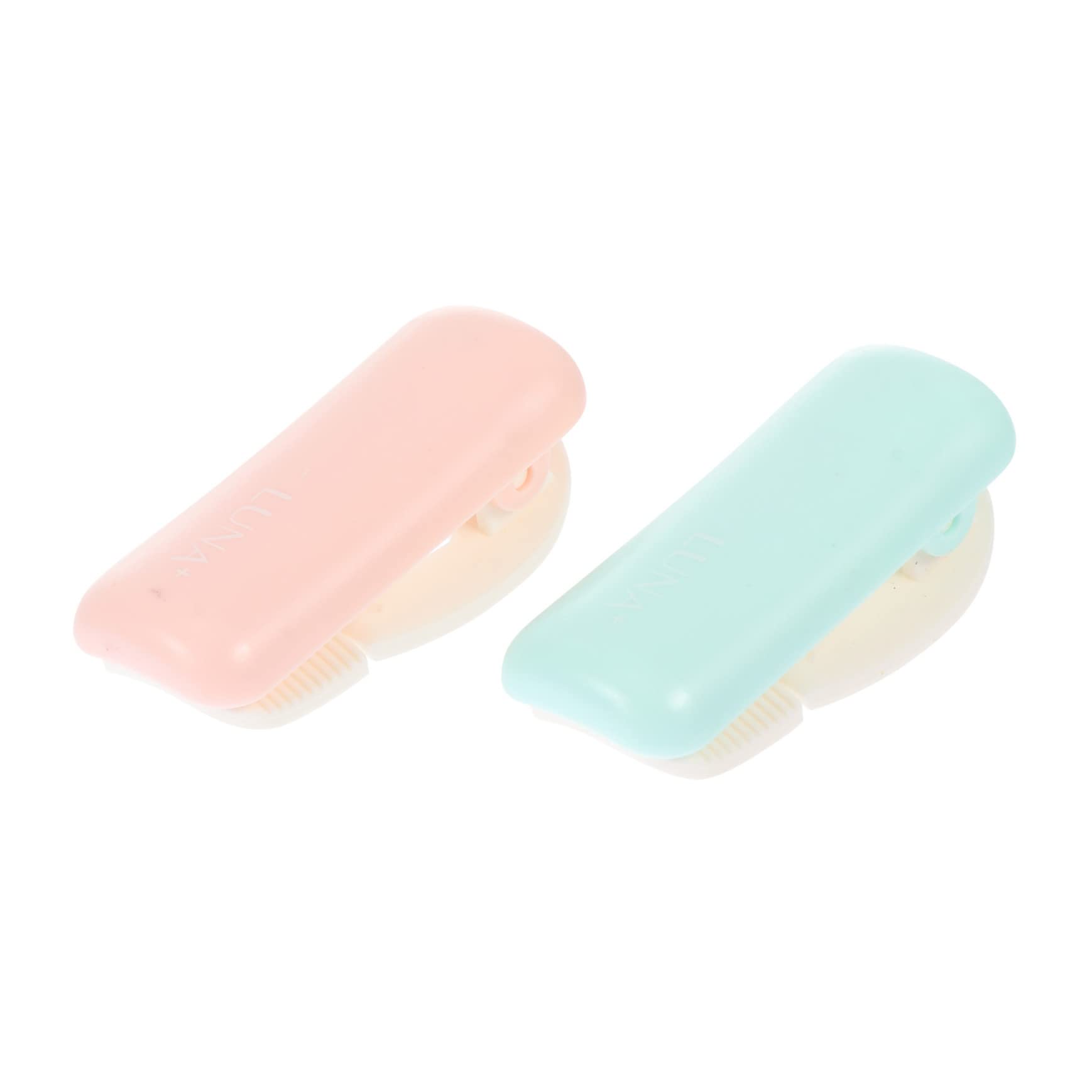SEWACC 2 Pack Tape Dispenser & Cutter - Mini Plastic Handheld Roller for Shipping, Packaging, Office Paper Tape - Perfect for Mailing, Crafting, and Home Organization