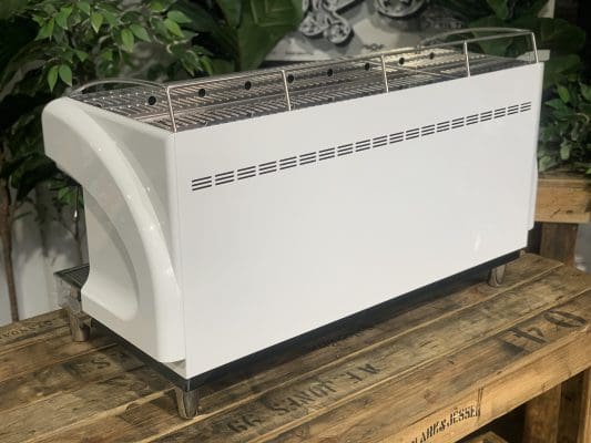 Elektra Maxi 3 Group Commercial Espresso Machine - White | Professional Coffee Maker for Cafes, Restaurants & Coffee Shops | High Performance Italian Espresso Equipment