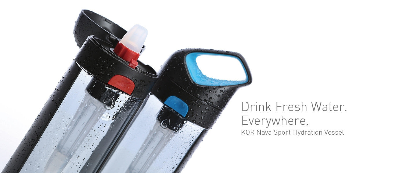 KOR Nava Sports Water Bottle 650mL - BPA Free Leak Proof Hydration Bottle for Gym, Running, Hiking & Outdoor Activities