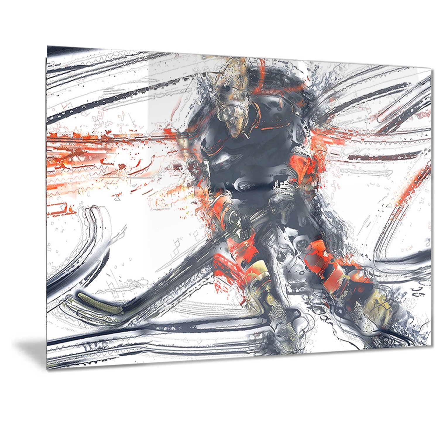Designart Metal Wall Art Decor - Modern Abstract Sculpture for Home & Office - Perfect for Living Room, Bedroom, or Office Wall Decor