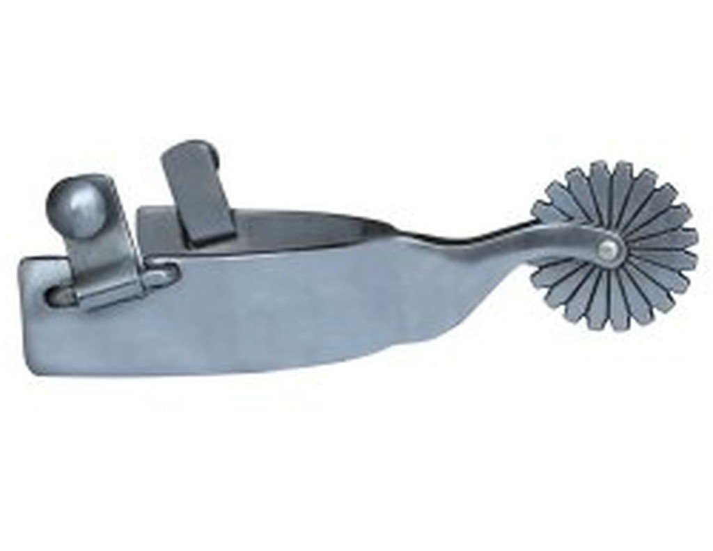 Professional's Choice Cowhand 20pt Men's Western Riding Spurs - Durable Stainless Steel Spurs for Horseback Riding, Rodeo & Ranch Work | Perfect for Cowboys, Equestrians & Western Riders