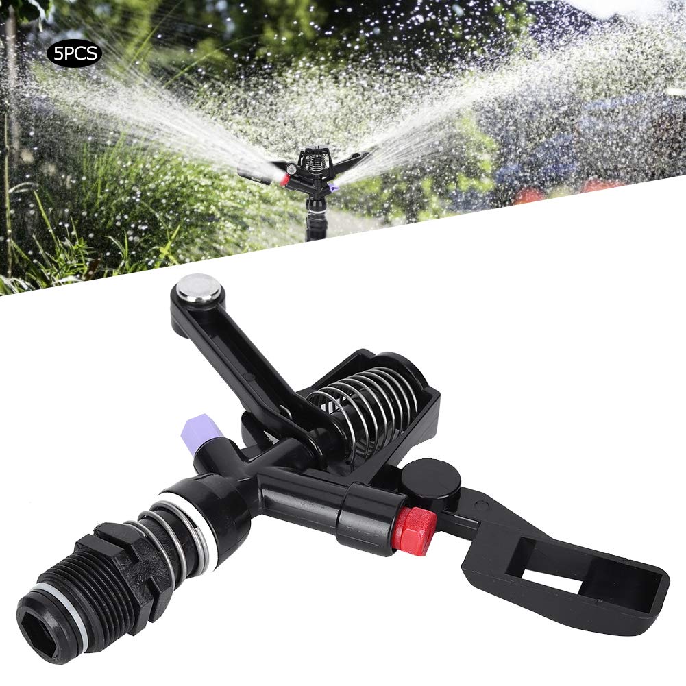 Rotating Irrigation Nozzle - Adjustable Water Sprinkler for Garden, Lawn, Farmland, and Forest Seedlings | Perfect for Wheat Fields, Tea Gardens & Agricultural Watering Systems