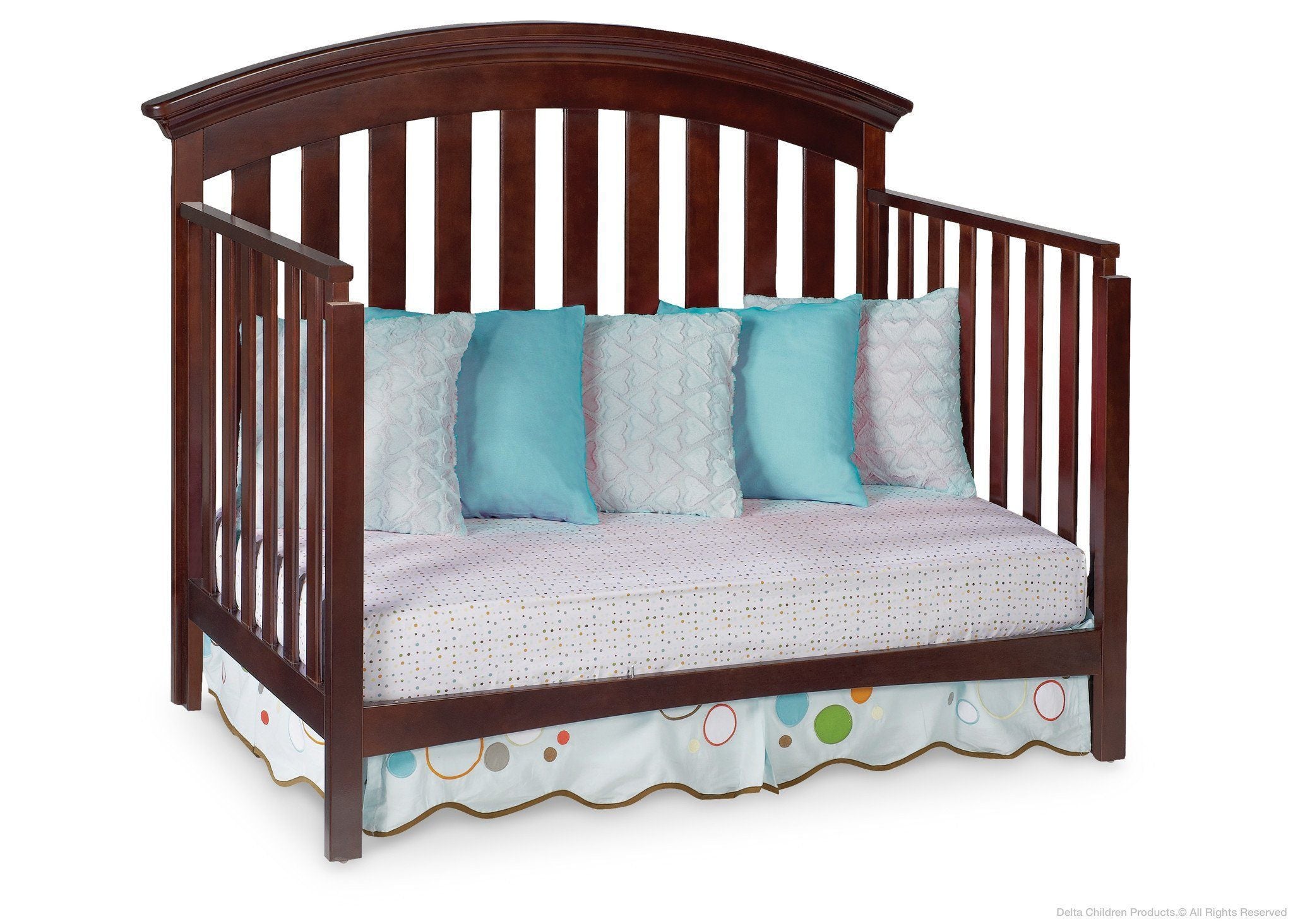 Bentley 4-in-1 Convertible Baby Crib with Toddler Bed, Daybed & Full-Size Bed Conversion - Perfect for Nursery, Bedroom & Guest Room