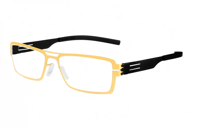Aimee Unisex Full Rim Square Screwless Stainless Steel Eyeglasses Frame 1173 - Lightweight Durable Glasses for Men & Women, Perfect for Reading, Working & Daily Wear
