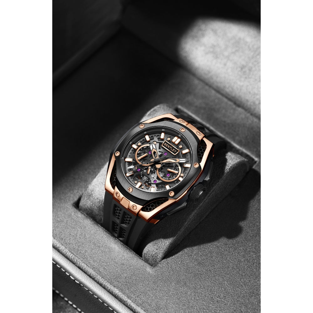 Luxury Bentley The Opulence Collection Green Watch BL 50 01 - Premium Swiss Automatic Movement for Men - Perfect for Business Meetings & Formal Events