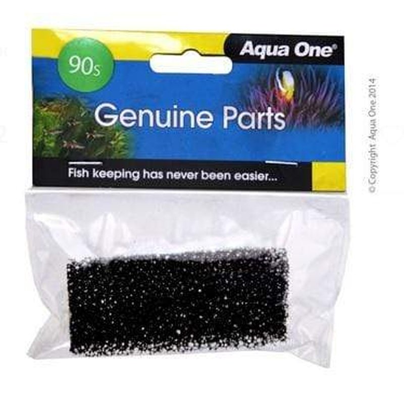 Aqua One Sponge Filter Media 1 Pack (90 Sheets) for ClearView 75 Aquarium - High-Quality Bio Sponge for Fish Tank Filtration, Water Clarity & Beneficial Bacteria Growth - Perfect for Freshwater & Saltwater Tanks