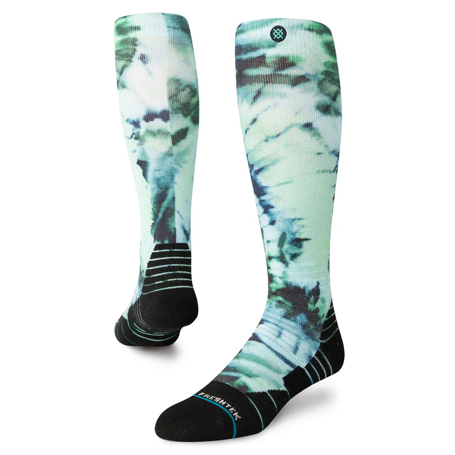 Stance Snow Socks Micro Dye 2025 - Teal Color, Warm Winter Socks for Skiing, Snowboarding & Outdoor Activities