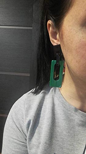 Stylish Acrylic Geometric Drop Dangle Earrings for Women - Long Statement Earrings with Gift Box - Perfect for Weddings, Parties & Special Occasions