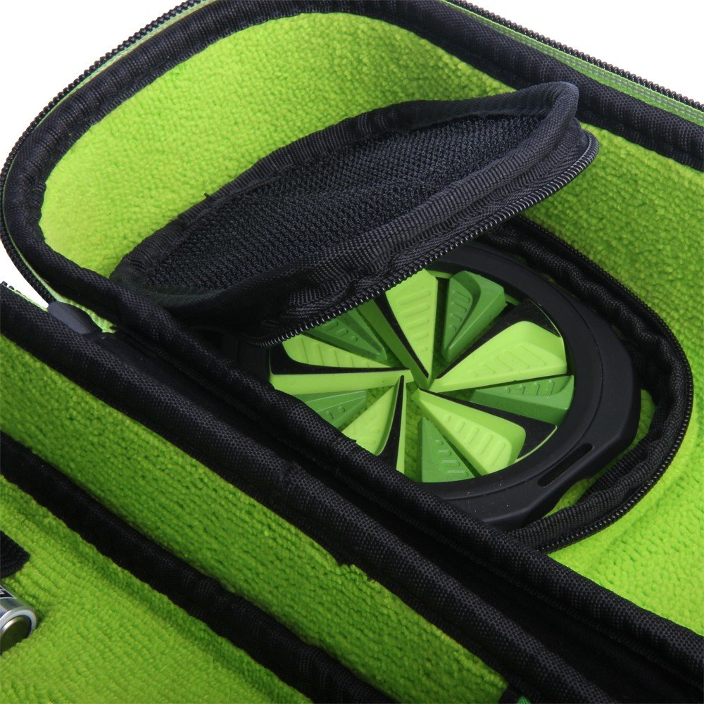 Exalt Paintball Loader Case - Universal Paintball Hopper Protective Cover - Carbon Fiber Series (Black Carbon/Lime Microfiber) - Durable Storage for Paintball Gear & Equipment - Perfect for Tournament Play & Field Protection