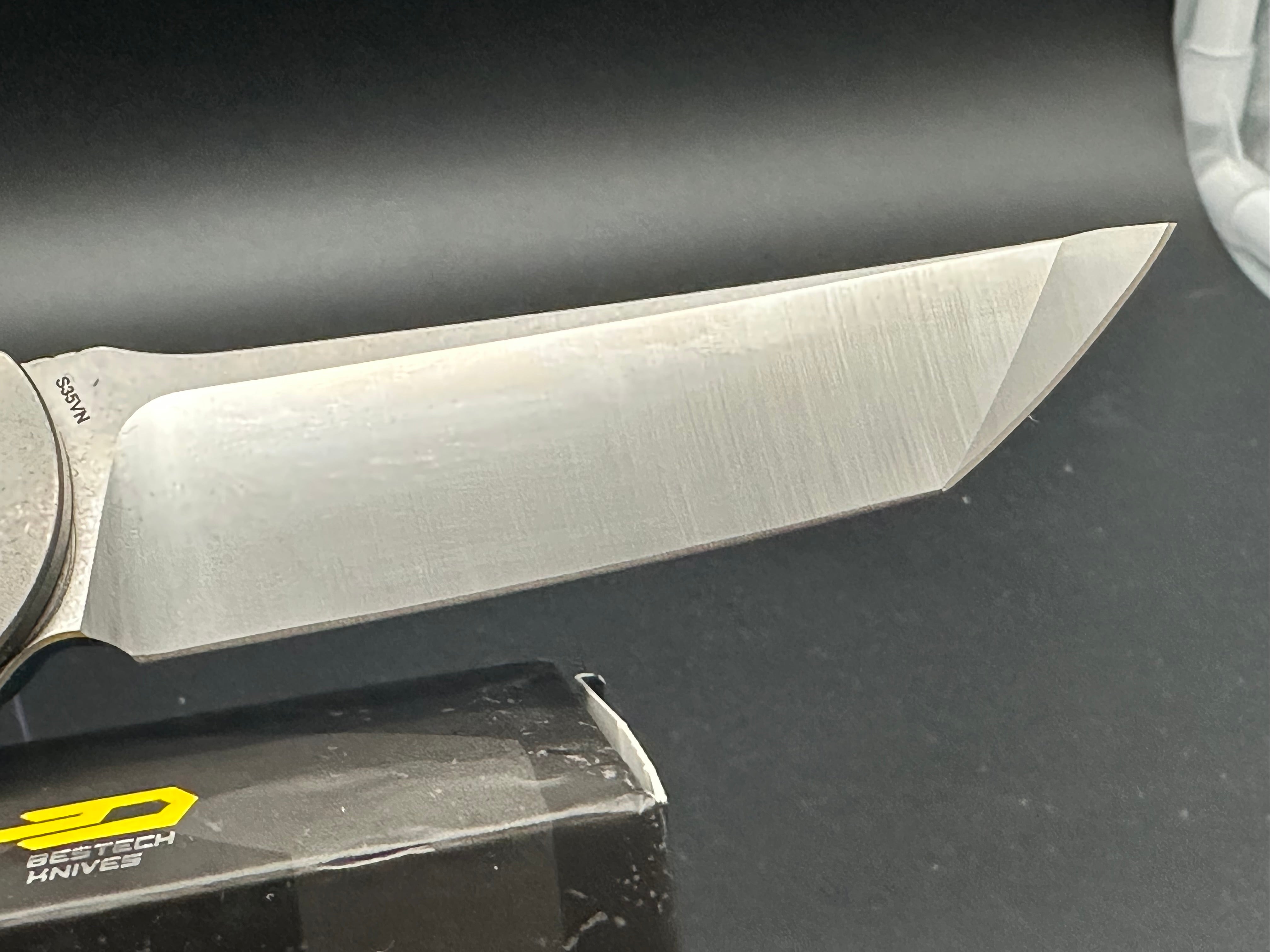 Bestech Kendo Plain Titanium Folding Knife - Limited Edition 42/100 - EDC Pocket Knife for Outdoor, Camping & Everyday Carry