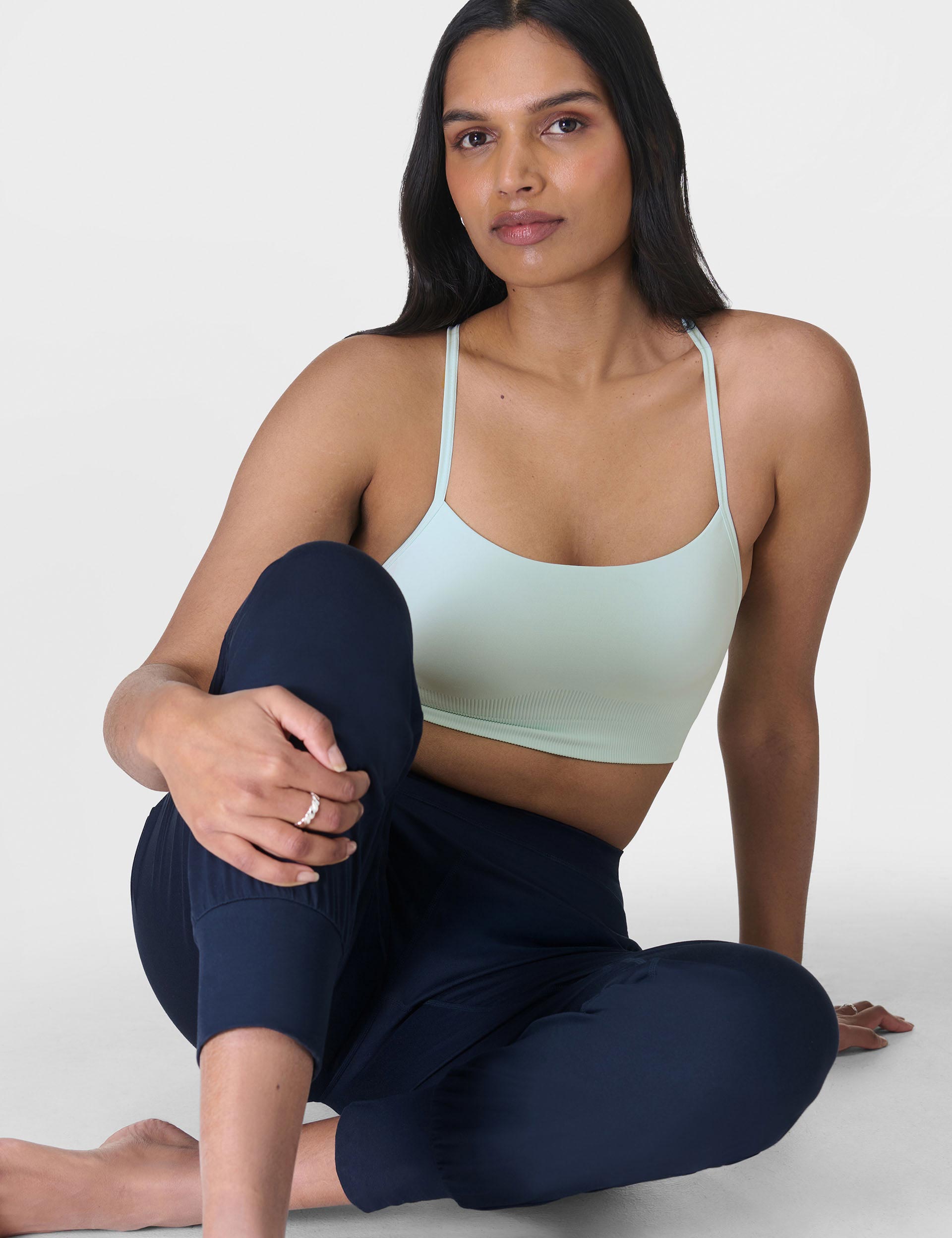 Spirit Restored Yoga Bra - Day Break Blue | High Support Workout Sports Bra for Women | Perfect for Yoga, Pilates & Gym