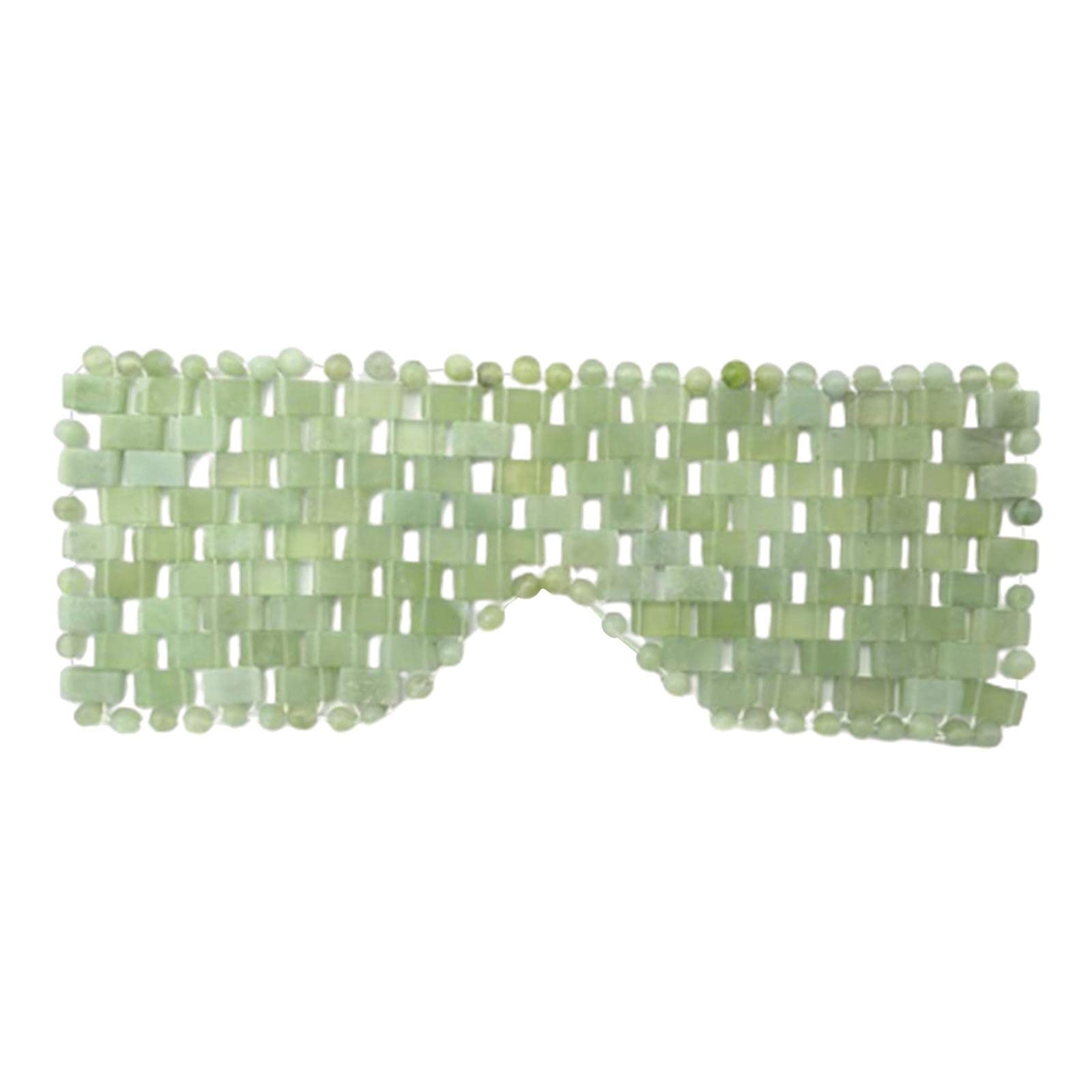 Jade Eye Mask for Headache Relief & Skincare - Cooling Face Massager for Stress Relief, Migraine, Puffy Eyes - Perfect for Spa, Travel & Home Relaxation