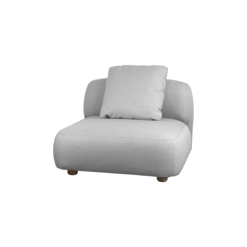 Outdoor Single Sofa Module - Waterproof & Durable Patio Furniture for Garden, Balcony, and Backyard Relaxation
