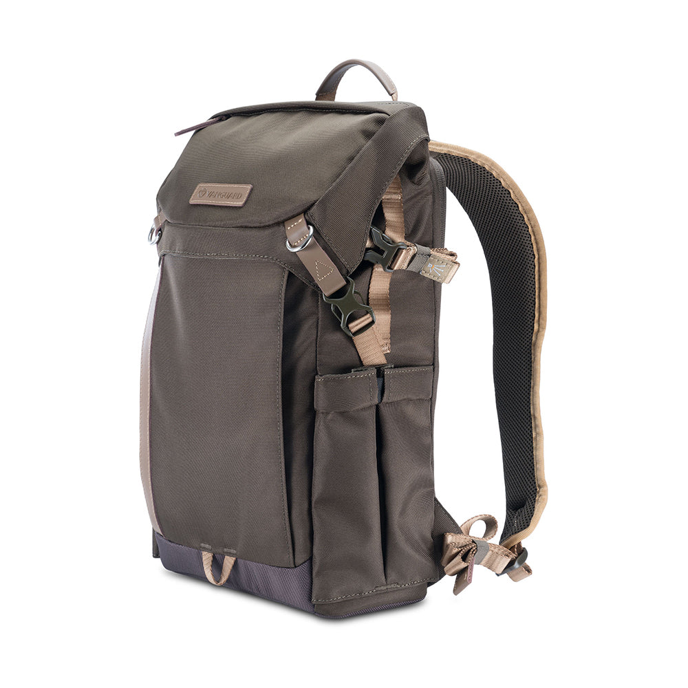 VEO GO 42M KG Camera Backpack Khaki Green - Waterproof DSLR Bag for Photographers, Travel & Outdoor Shooting - Perfect for Hiking, Camping & Professional Photography Gear Storage