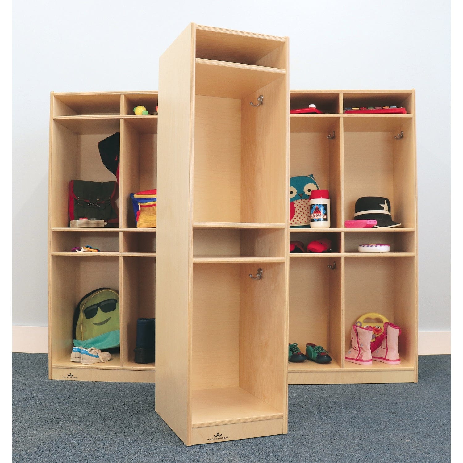 Single Section Coat Locker - Heavy Duty School & Office Storage Cabinet for Jackets, Bags & Accessories - Perfect for Classrooms, Gyms & Workplace Organization