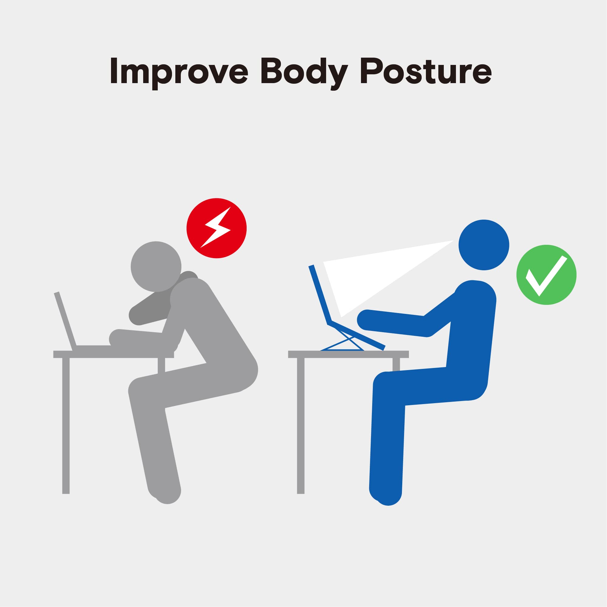 MOFT Laptop Stand for Desk - Foldable & Portable Adhesive Computer Stand with 2 Adjustable Viewing Angles | Compatible with MacBook Air/Pro 11-16 Inch | Perfect for Home Office, Travel & Coffee Shop Work (Black)
