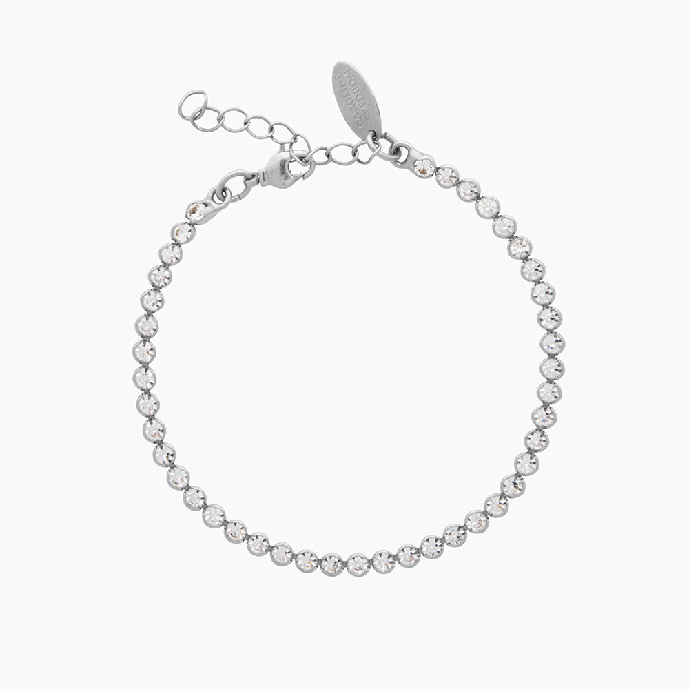 Crystal Siri Bracelet for Women - Elegant Adjustable Beaded Wristband for Daily Wear, Parties & Gifts