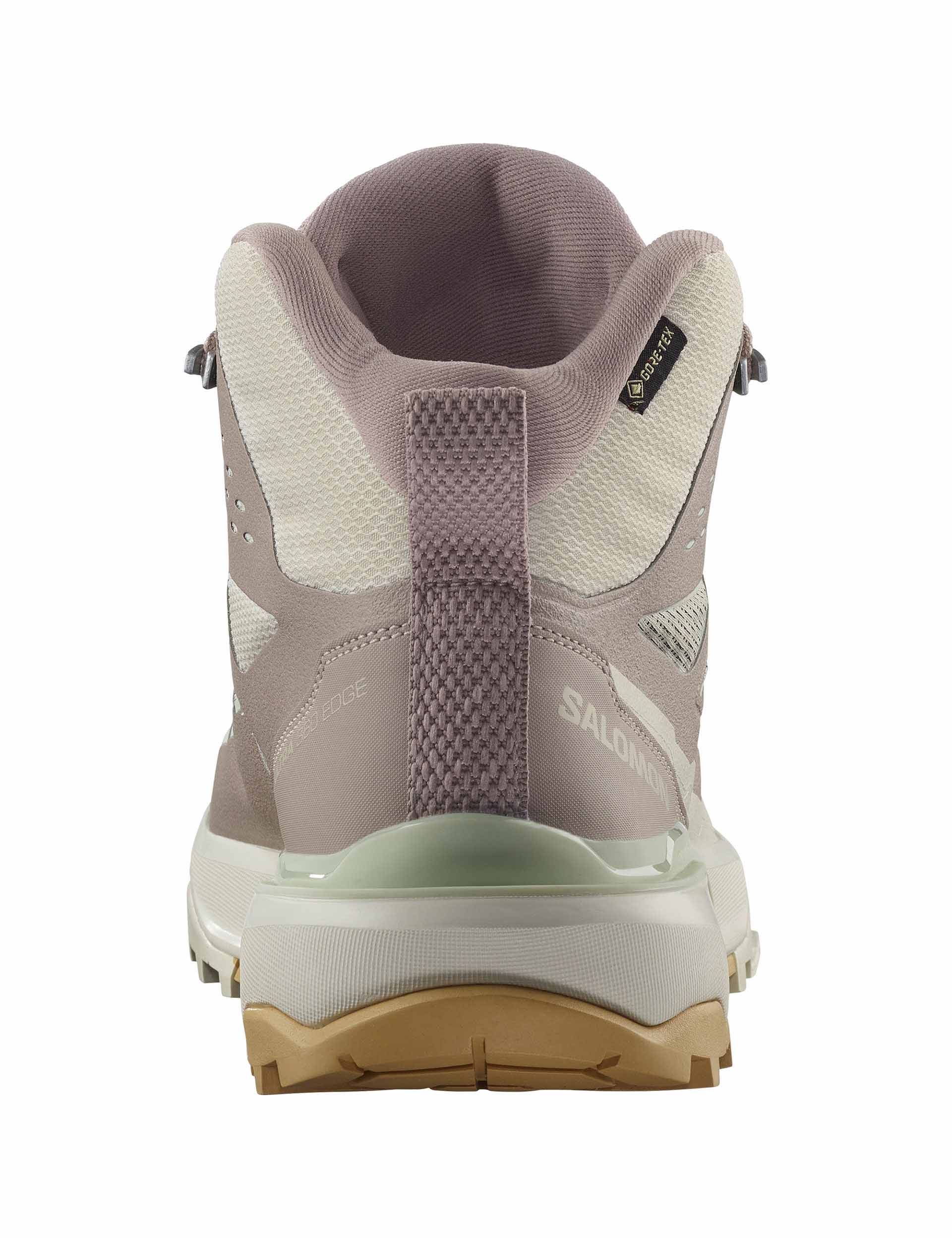 X Ultra 360 Edge Mid Gore-Tex Waterproof Hiking Boots for Men & Women - Rainy Day/Etherea/Canary Green - Perfect for Outdoor Adventures, Trekking & Wet Weather Conditions