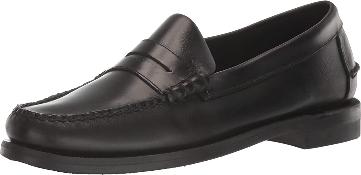 Sebago Men's Classic Moccasin Shoes - Genuine Leather Slip-On Loafers for Casual & Business Wear | Perfect for Office, Travel & Everyday Comfort