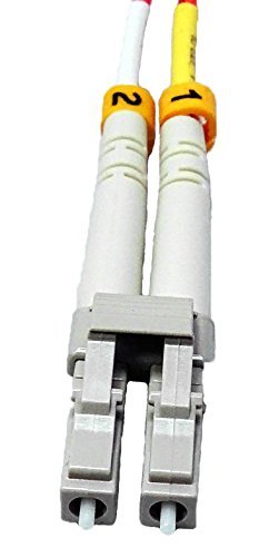 10 Pack 10M LC to LC Duplex Multimode Fiber Optic Cable (50/125μm) - Orange - High Speed Data Transmission for Network Switches, Servers & Data Centers