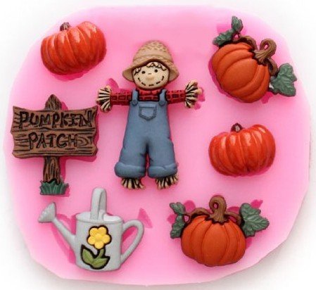 Premium Silicone Pumpkin Halloween Cake Molds - Fondant & Candy Decorating Tools for DIY Baking, Cupcakes, and Party Treats | Perfect for Halloween, Thanksgiving, and Fall-Themed Desserts