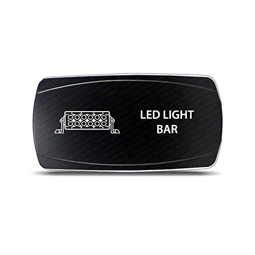 CH4X4 LED Rocker Switch - White Light Bar for Off-Road Trucks