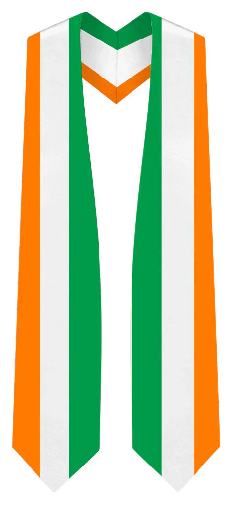 International Flag Graduation Stole - Multicolor Sash for Graduation Ceremony - Perfect for High School & College Commencement