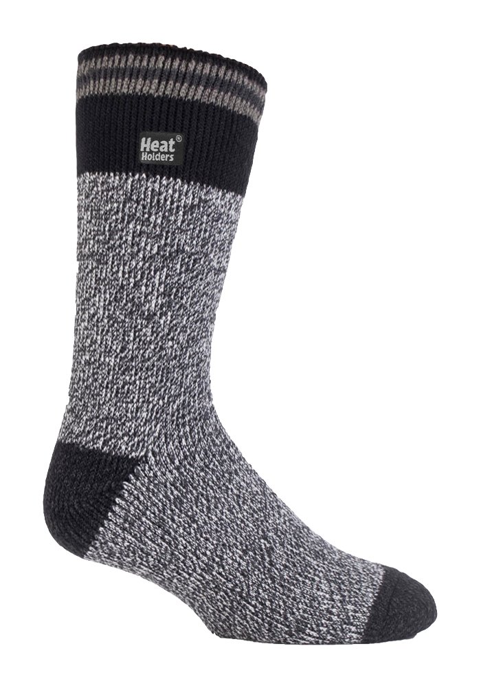 Heat Holders Men's Thermal Winter Socks - Ultra Warm Twisted Knit Cold Weather Socks for Hiking & Outdoor Activities (US Sizes 7-12)