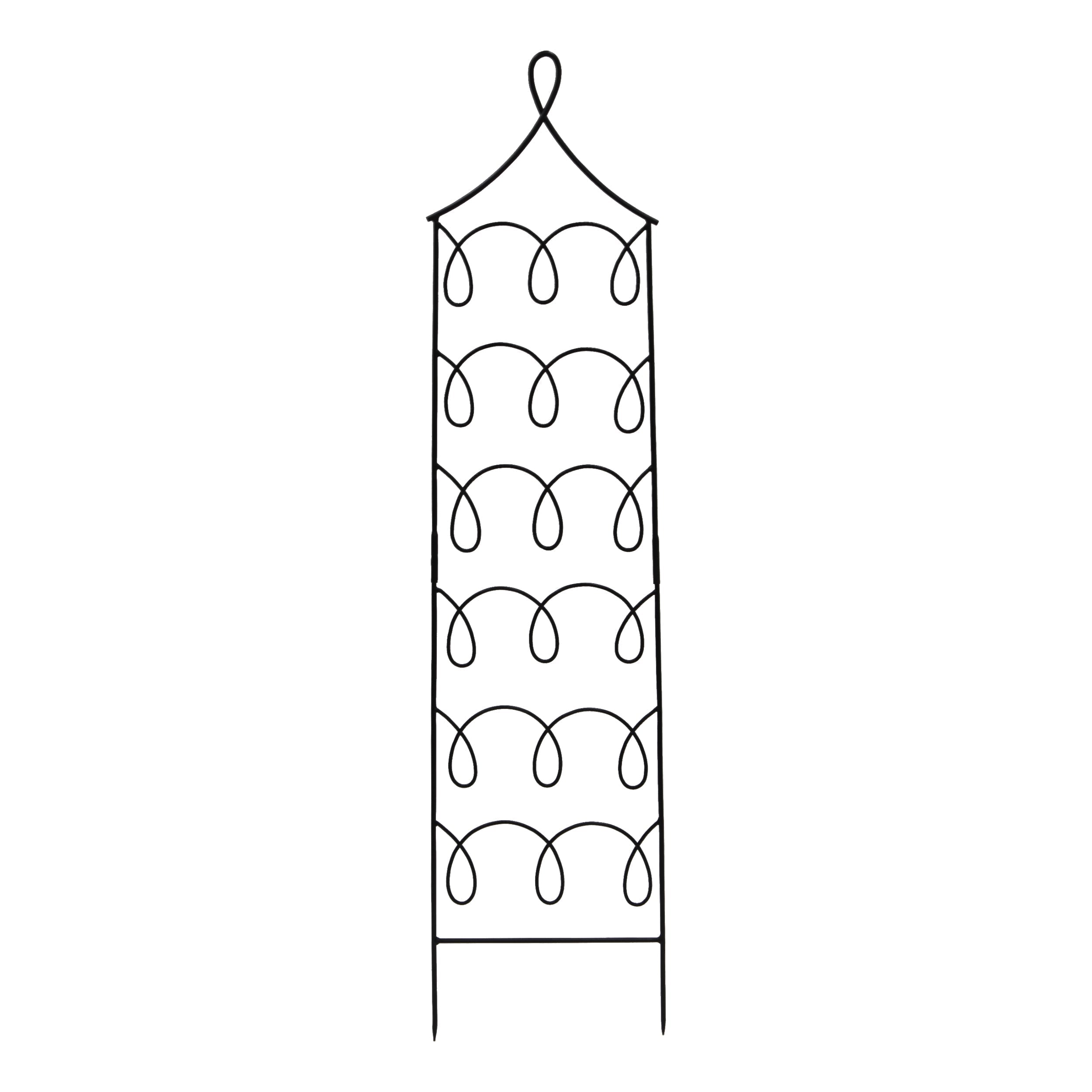 Gingerbread Cottage Trellis - Decorative Garden Arch for Outdoor Decor, Climbing Plants Support | Perfect for Vineyards, Flower Gardens & Backyard Landscaping