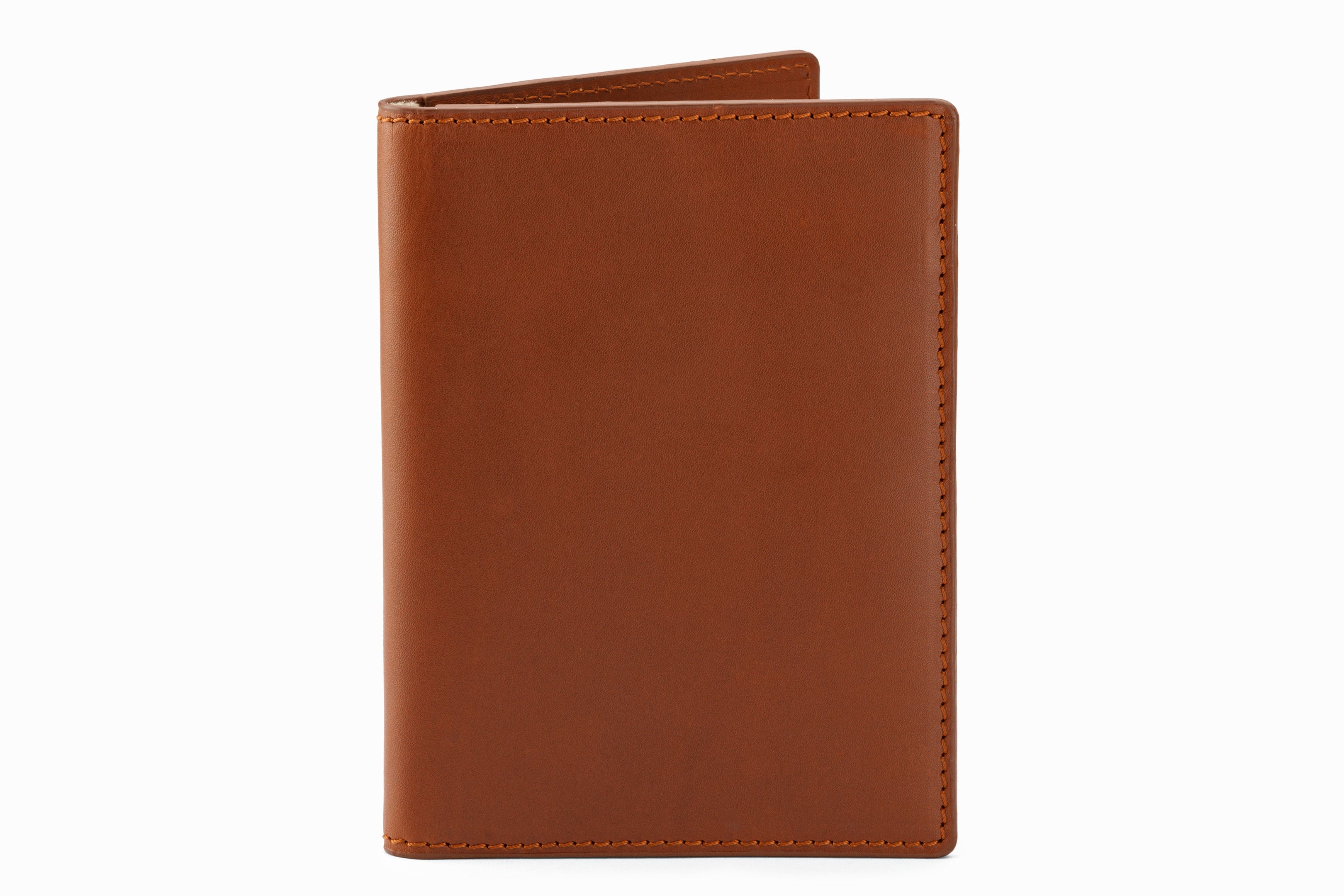 Premium Genuine Leather Passport Wallet - RFID Blocking Travel Wallet for Men & Women - Stylish Brown Passport Holder for International Trips & Air Travel