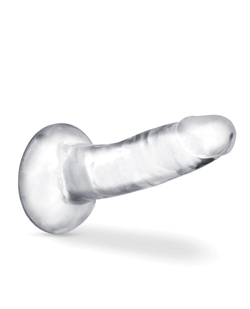 B Yours Plus Hard n' Happy Realistic Dildo 5.5 Inch Clear - Lifelike Silicone Adult Toy for Couples & Solo Play, Perfect for Sensual Exploration & Intimate Pleasure