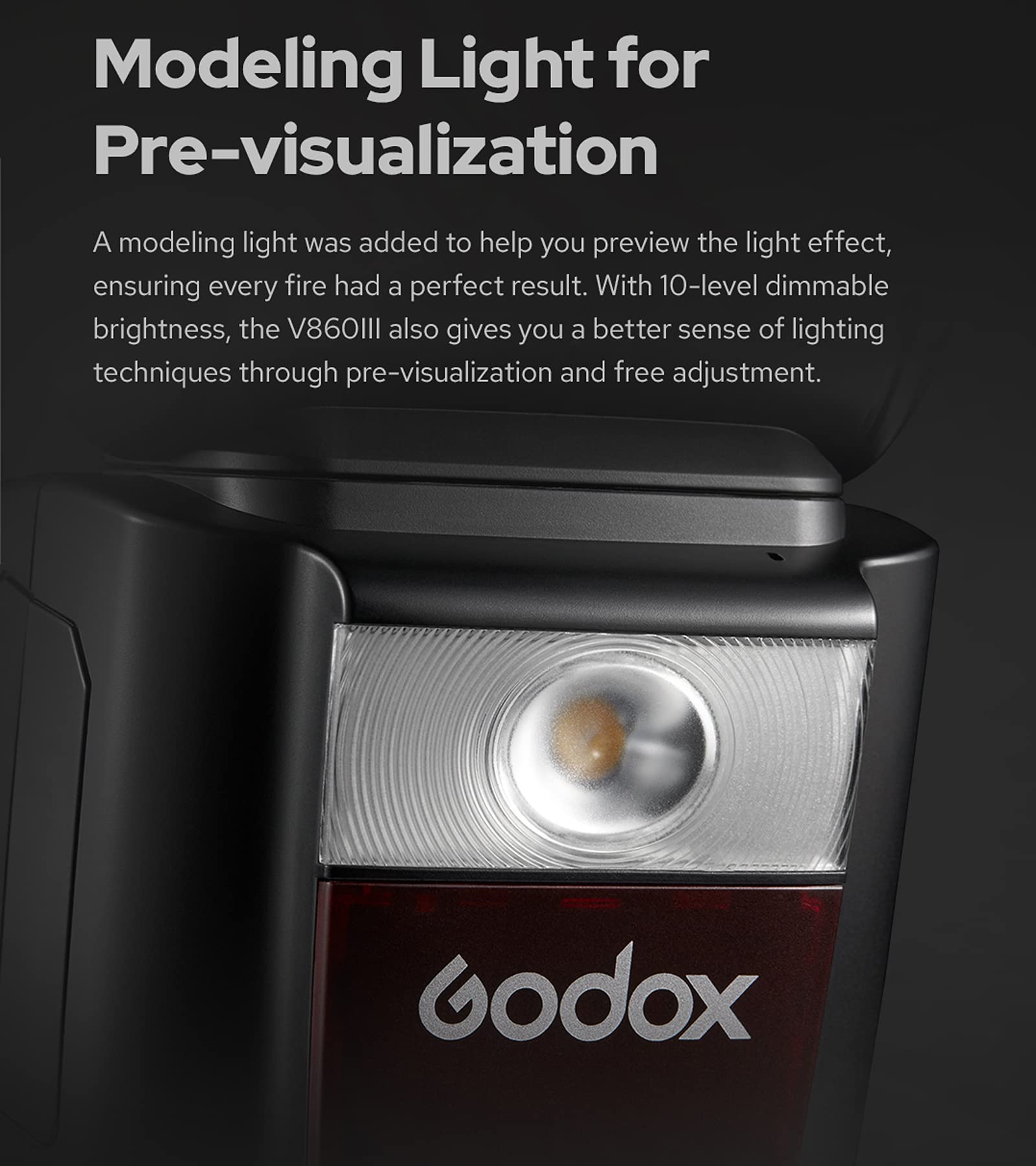 Godox V860III-S Speedlite Flash for Sony Cameras - E-TTL II Auto & Manual Flash, 2.4G High-Speed Sync, 7.2V/2600mAh Li-ion Battery | Perfect for Wedding, Portrait & Event Photography