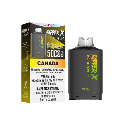 RufPuf Ripper X 50K Disposable Vape Pod - 50,000 Puffs | 20mL E-Liquid | All Flavors Available | Perfect for Travel & Social Events