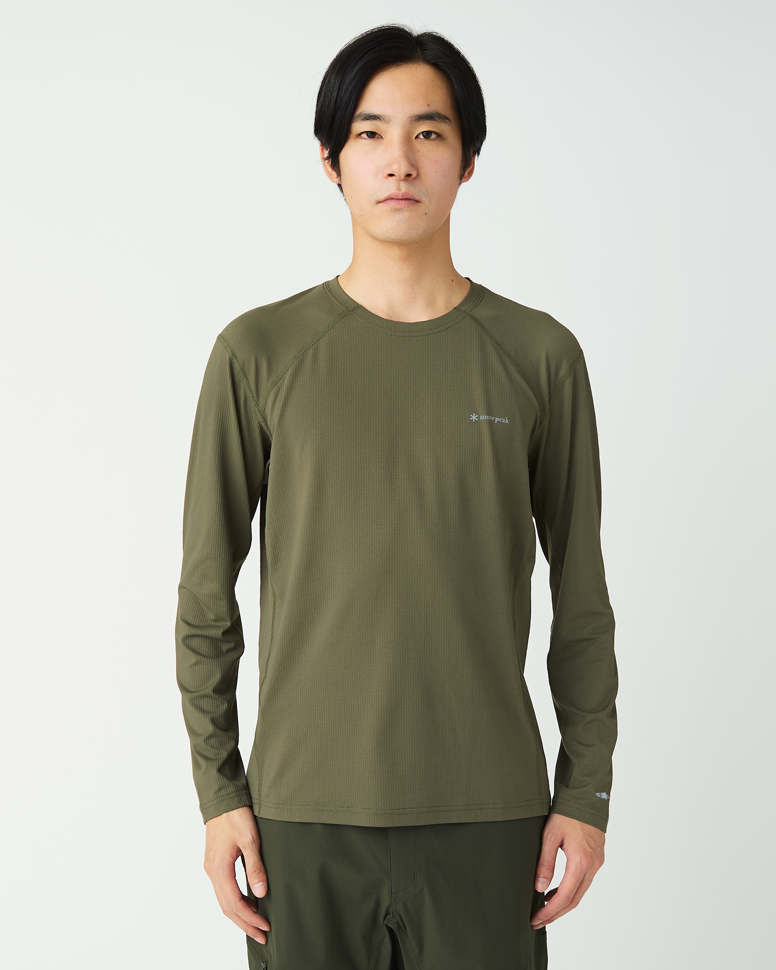 3D Printed Dry Fit Long Sleeve T-Shirt for Men - Moisture Wicking Workout Shirt for Running, Gym & Outdoor Activities