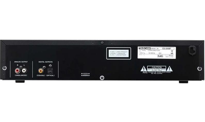 Tascam CD-200BT Professional Rackmount CD Player with Pitch Control & Bluetooth - Ideal for DJs, Studios, and Live Performances