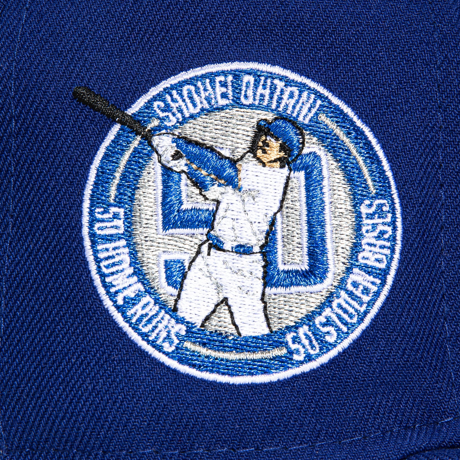 New Era 59Fifty Los Angeles Dodgers Shohei Ohtani 50/50 Patch Hat - Royal Blue - Officially Licensed MLB Baseball Cap - Perfect for Games, Collecting & Streetwear Fashion