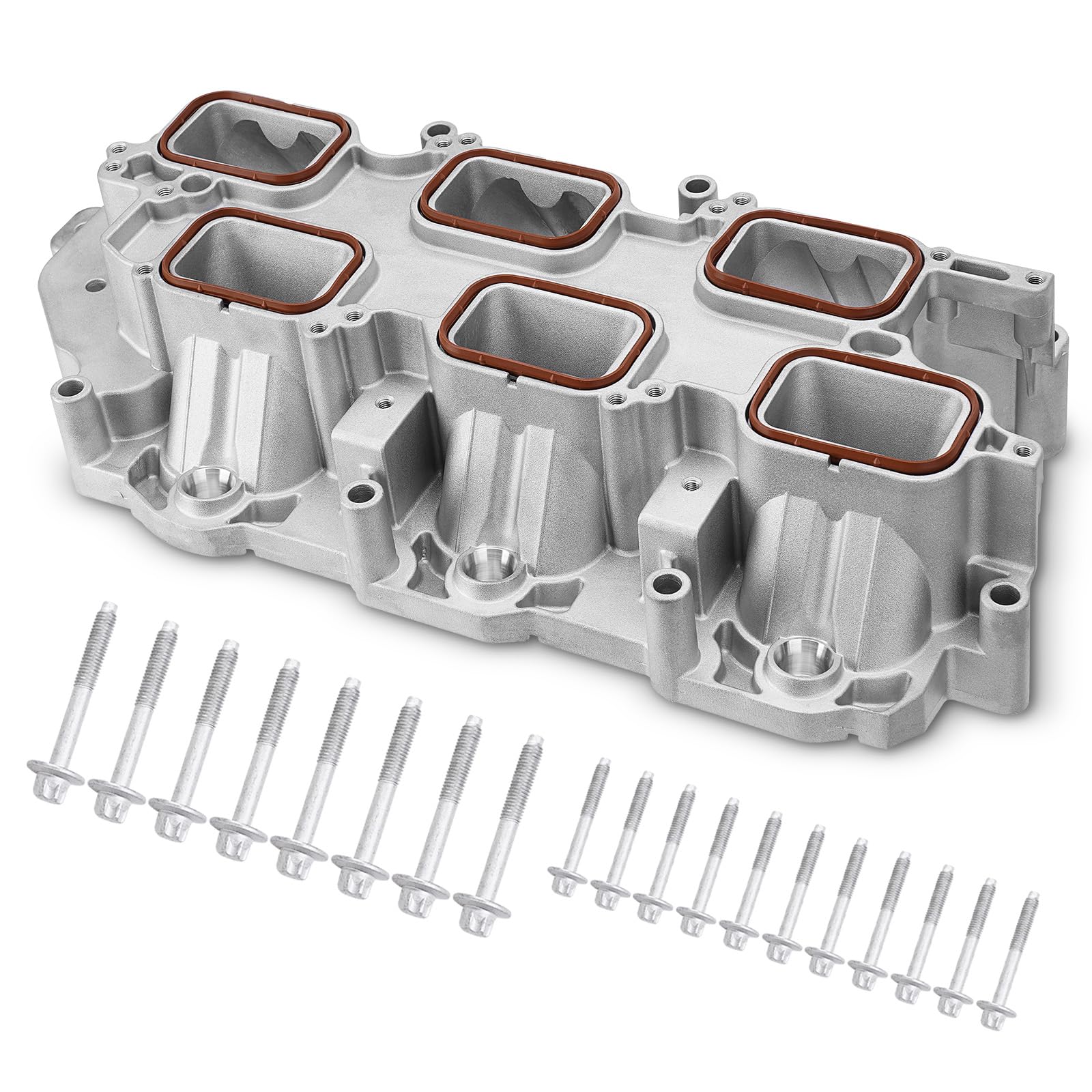 Upgraded Full Aluminum Engine Lower Intake Manifold with Gasket & Bolts - Compatible with Jeep Dodge Chrysler Ram 3.6L V6 (Cherokee, Wrangler, Journey, Grand Caravan, Durango, Charger, Challenger, ProMaster) - High Performance Replacement Part for Improved Engine Efficiency & Durability